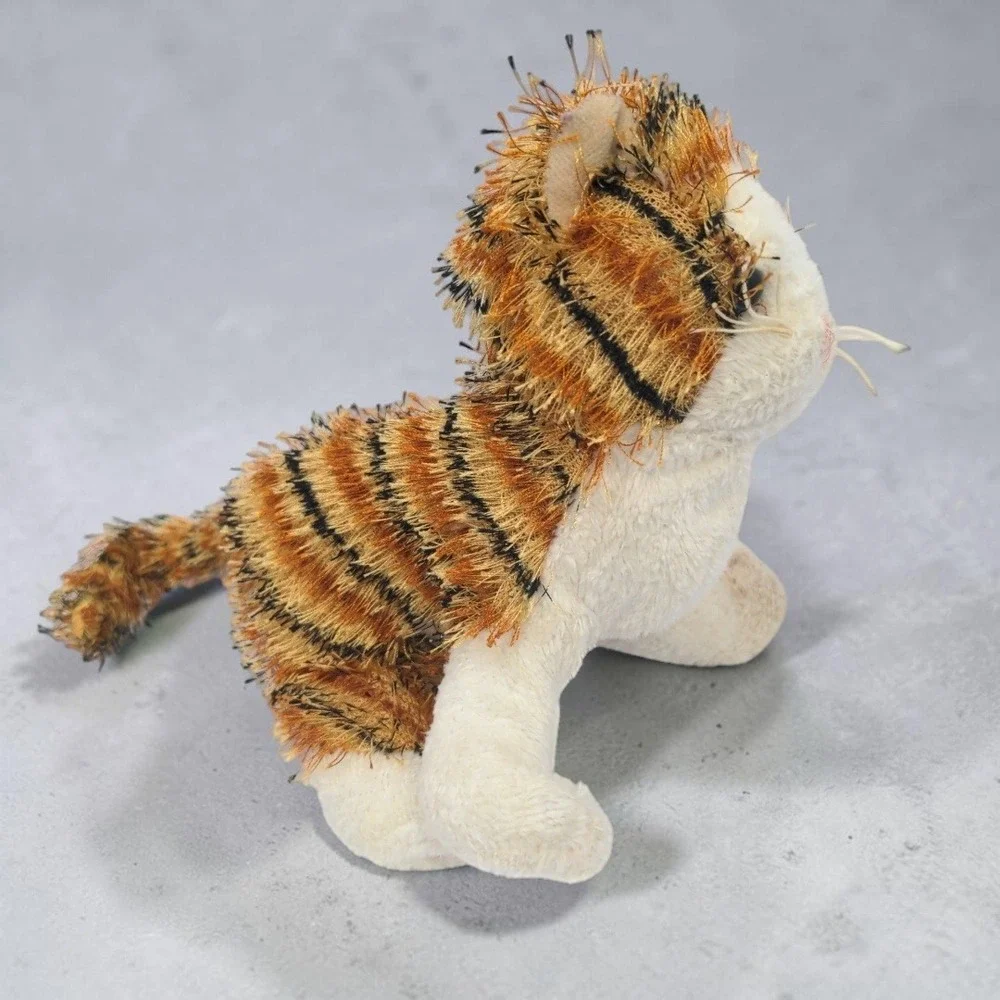 Ganz Lil Kinz Striped Alley Cat HS042 Plush 2007 Orange Tiger Stuffed Animal Toy